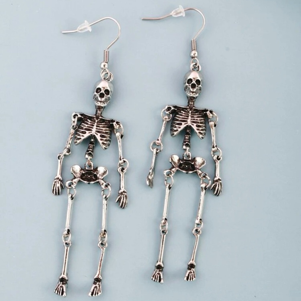 Skeleton earrings